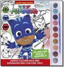 PJ Masks Livro para Pintar com Aquarela
